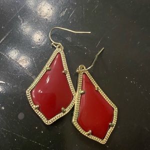 Red Kendra Scott Earrings